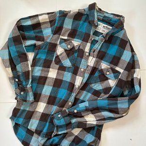 Urban Pipeline Plaid Button-UP